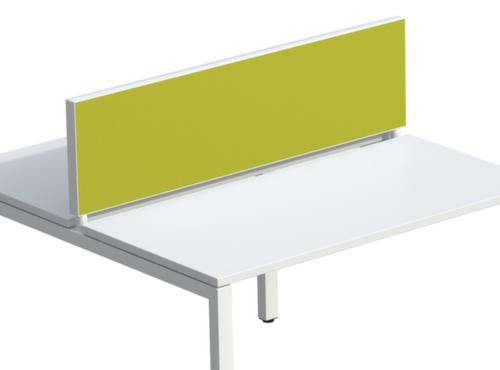 Paperflow Cloison de table, hauteur x largeur 330 x 1400 mm, paroi vert  L