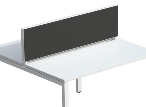 Paperflow Cloison de table, hauteur x largeur 330 x 1200 mm, paroi anthracite  L