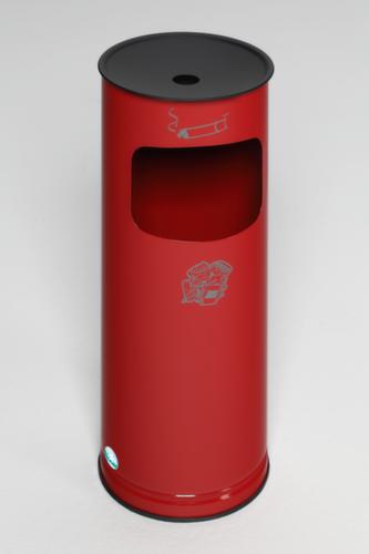 VAR Cendrier poubelle H61K, rouge  L