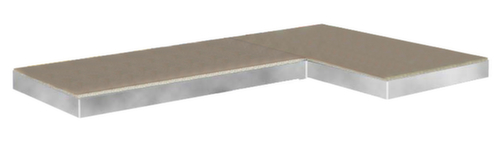 Plancher en aggloméré pour l'étagère d'angle de stockage à gauche ou à droite, largeur x profondeur 890 x 490 mm  L