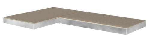 Plancher en aggloméré pour l'étagère d'angle de stockage à gauche ou à droite, largeur x profondeur 890 x 390 mm  L