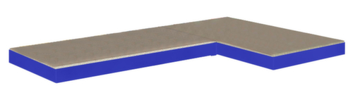 Plancher en aggloméré pour l'étagère d'angle de stockage à gauche ou à droite, largeur x profondeur 890 x 390 mm  L