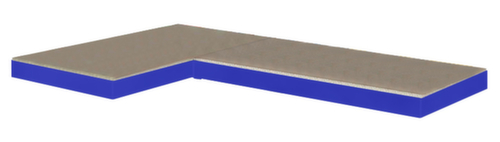 Plancher en aggloméré pour l'étagère d'angle de stockage à gauche ou à droite, largeur x profondeur 890 x 490 mm  L