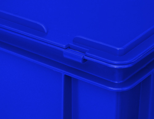 Mallette de rangement et de stockage norme européenne, bleu, HxLxl 185x400x300 mm Missing translation L