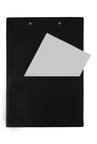 EICHNER Porte-bloc avec compartiment de rangement, noir  L