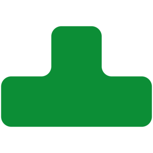 EICHNER Symbole à coller, forme en T, vert  L