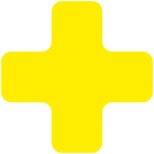 EICHNER Symbole à coller, Plus, jaune  L