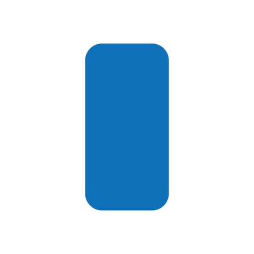 EICHNER Symbole à coller, rectangle, bleu  L