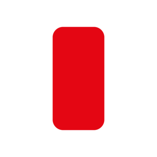 EICHNER Symbole à coller, rectangle, rouge  L