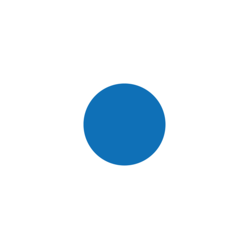 EICHNER Symbole à coller, cercle, bleu  L