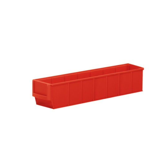bac compartimentable Profi fond ondulé, rouge, profondeur 400 mm  L