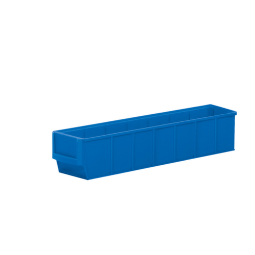 bac compartimentable Profi fond ondulé, bleu, profondeur 400 mm, polypropylène  L