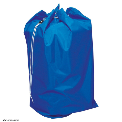 Vermop Sac poubelle en nylon pour chariot de nettoyage, 120 l, bleu  L