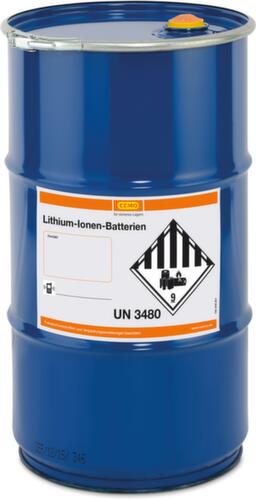 Cemo Bac de sécurité au lithium-ion avec matériau tampon, capacité 60 l  L