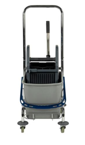 Chariot de lavage humide avec presse à balais, 1x27 l seau en bleu  L