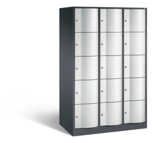 C+P armoire multicases Resisto, 15 compartiments