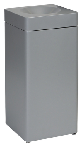 Conteneur de matières recyclables auto-extinguible probbax®, 40 l, gris, partie supérieure gris