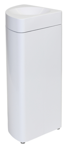 Conteneur de matières recyclables auto-extinguible probbax®, 40 l, gris, partie supérieure gris