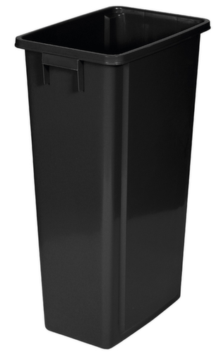 Collecteur ouvert de matières recyclables probbax®, 80 l, noir  L