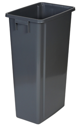 Collecteur ouvert de matières recyclables probbax®, 80 l, gris  L