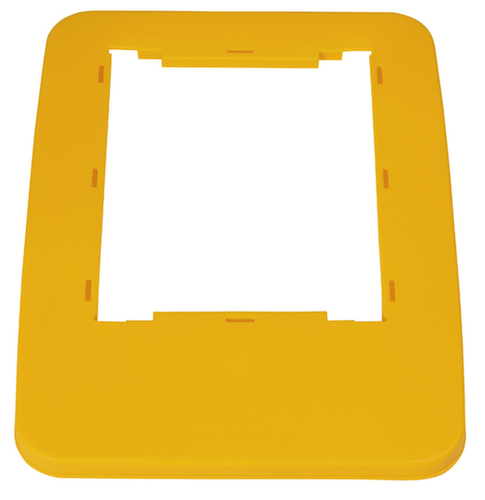 Cadre probbax® pour collecteur de recyclage, jaune  L