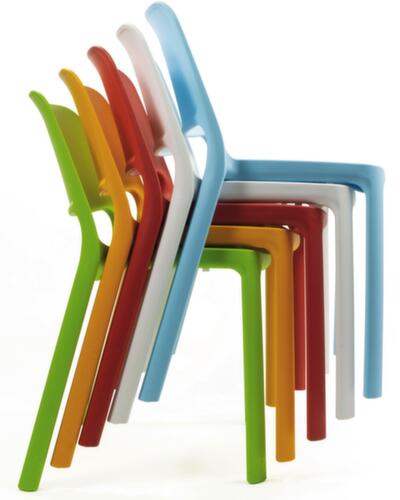 Mayer Sitzmöbel chaise empilable myNUKE utilisable à l'extérieur, rouge framboise  L