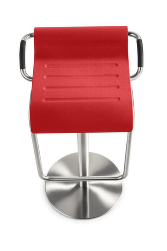 Mayer Sitzmöbel Tabouret de bar réglable en hauteur myOPUS, assise rouge  L
