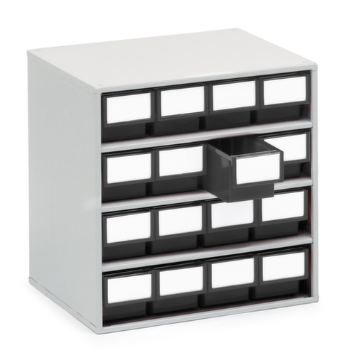 Treston bloc à tiroirs ESD, 16 tiroir(s), gris/noir  L