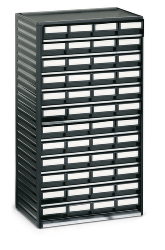 Treston bloc pour petites pièces ESD, 48 tiroir(s), noir/noir