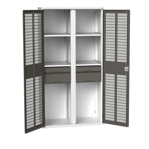 bott armoire à portes battantes verso avec fentes d’aération, largeur 1050 mm  L