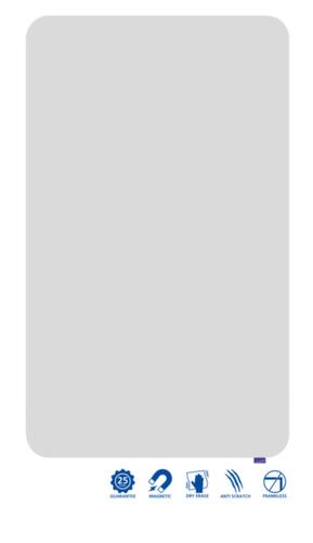 Legamaster Tableau blanc émaillé ESSENCE blanc, hauteur x largeur 2000 x 1195 mm  L