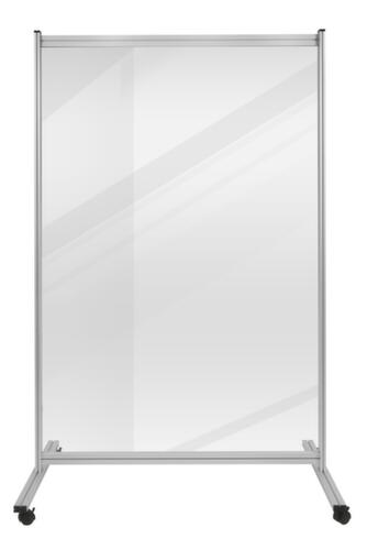 Legamaster cloison ECONOMY en verre acrylique, hauteur 2020 mm  L