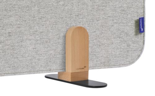 Legamaster Cloison de table insonorisante ELEMENTS, hauteur x largeur 600 x 800 mm, paroi gris  L