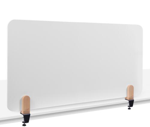 Legamaster cloison de table émaillée ELEMENTS, hauteur x largeur 600 x 1200 mm, paroi blanc