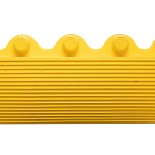 baguette de finition de bordure Ramp pour tapis antifatigue, jaune  L