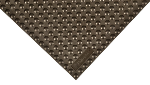 tapis de sol anti-fatigue Almelo résistant au feu + résistant aux produits chimiques, dalle, longueur x largeur 910 x 910 mm  L
