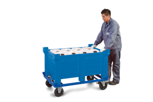 Empilage des conteneurs, bleu, capacité 300 l  L
