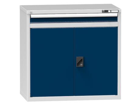 Armoire à tiroirs Topas C, 1 tiroir(s), RAL7035 gris clair/RAL5010 bleu gentiane