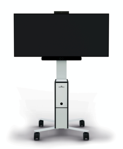Durable table TV mobile COWORKSATION®, hauteur x largeur x profondeur 1292 x 572 x 574 mm  L