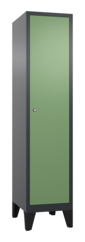 C+P Armoire Classic à 1 compartiment - porte lisse, largeur de compartiment 400 mm