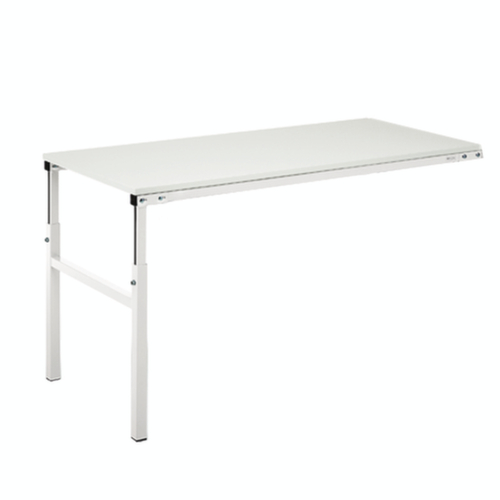 Treston Table de rallonge, largeur x profondeur 1800 x 900 mm, plaque gris clair  L