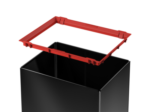 Hailo Poubelle Big-Box Swing XL avec couvercle oscillant à fermeture automatique, 52 l, noir Missing translation L