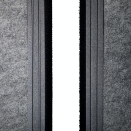 MAUL Tableau à cloison démontable MAULconnecto, hauteur x largeur 1800 x 1000 mm, paroi gris foncé Missing translation L