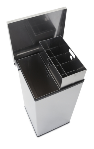 Collecteur de recyclage Carro Lift avec seau intérieur, 2 x 52,5 l  L