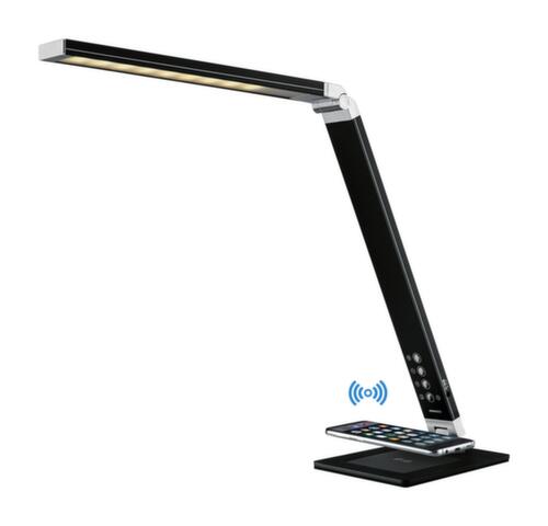 Hansa Lampe de table à DEL Magic Light avec raccordement USB, lumière blanc lumière du jour à blanc chaud, noir  L