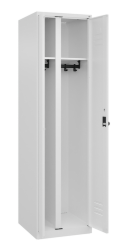 C+P Armoire vestiaire Classic Plus pour une séparation en noir et blanc, largeur de compartiment 200/300 mm  L