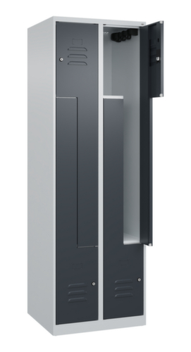 C+P Armoire vestiaire Z Classic Plus, largeur de compartiment 150/300 mm  L