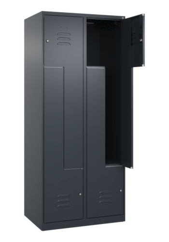 C+P Armoire vestiaire Z Classic Plus, largeur de compartiment 200/400 mm  L