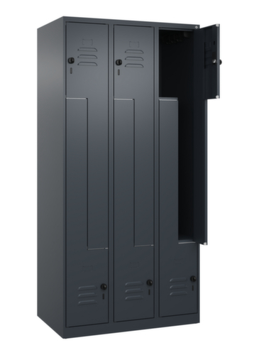 C+P Armoire vestiaire Z Classic Plus, largeur de compartiment 150/300 mm  L