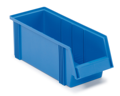 Treston Bac à bec robuste, bleu, profondeur 500 mm, Polypropylène  L